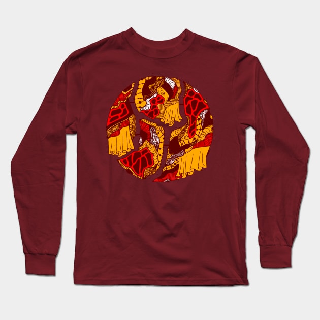 Orad Circle of Connection Long Sleeve T-Shirt by kenallouis